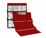 WhiteCoat Clipboard® Trifold - Red Occupational Therapy Edition